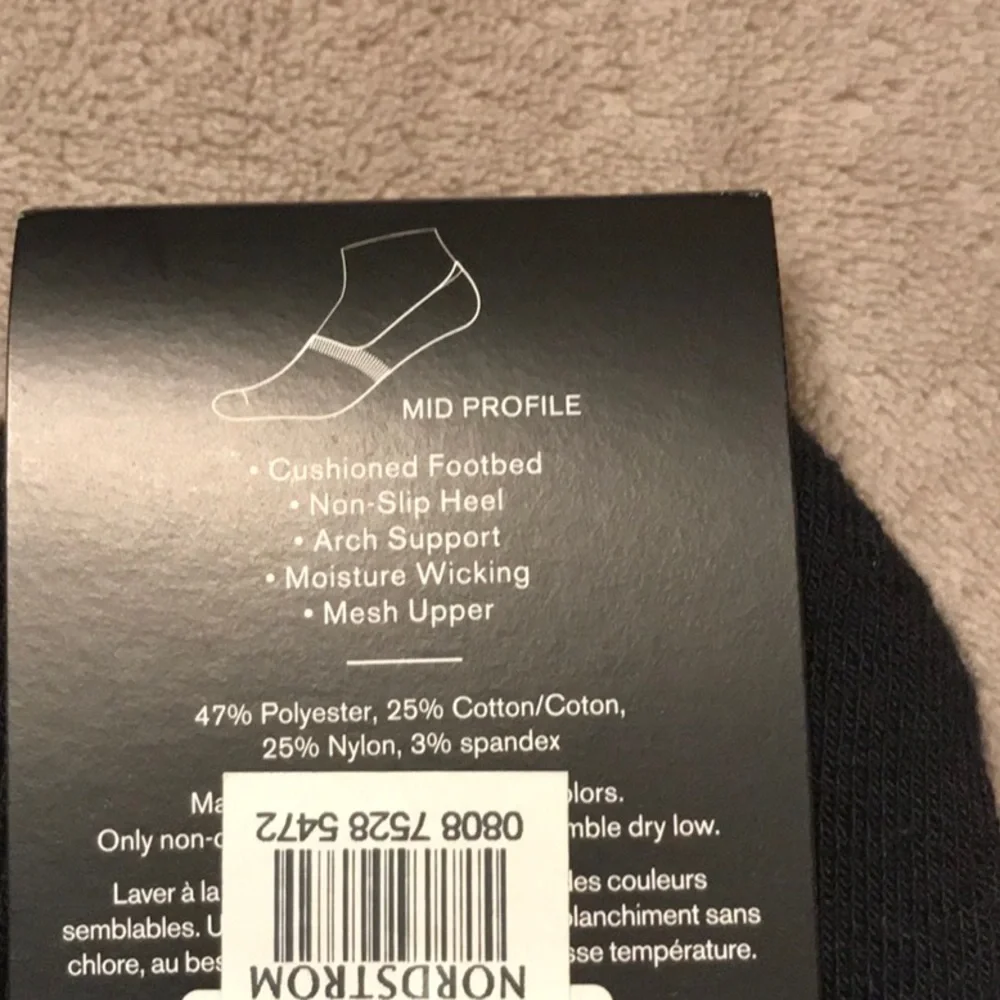 Nordstrom Men's Shop 2 Pack Performance Liner Socks